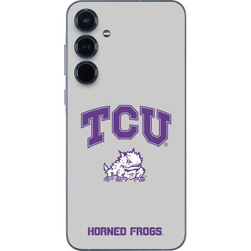 Texas Christian University Horned Frogs Logo Print Galaxy A36 5G Skin